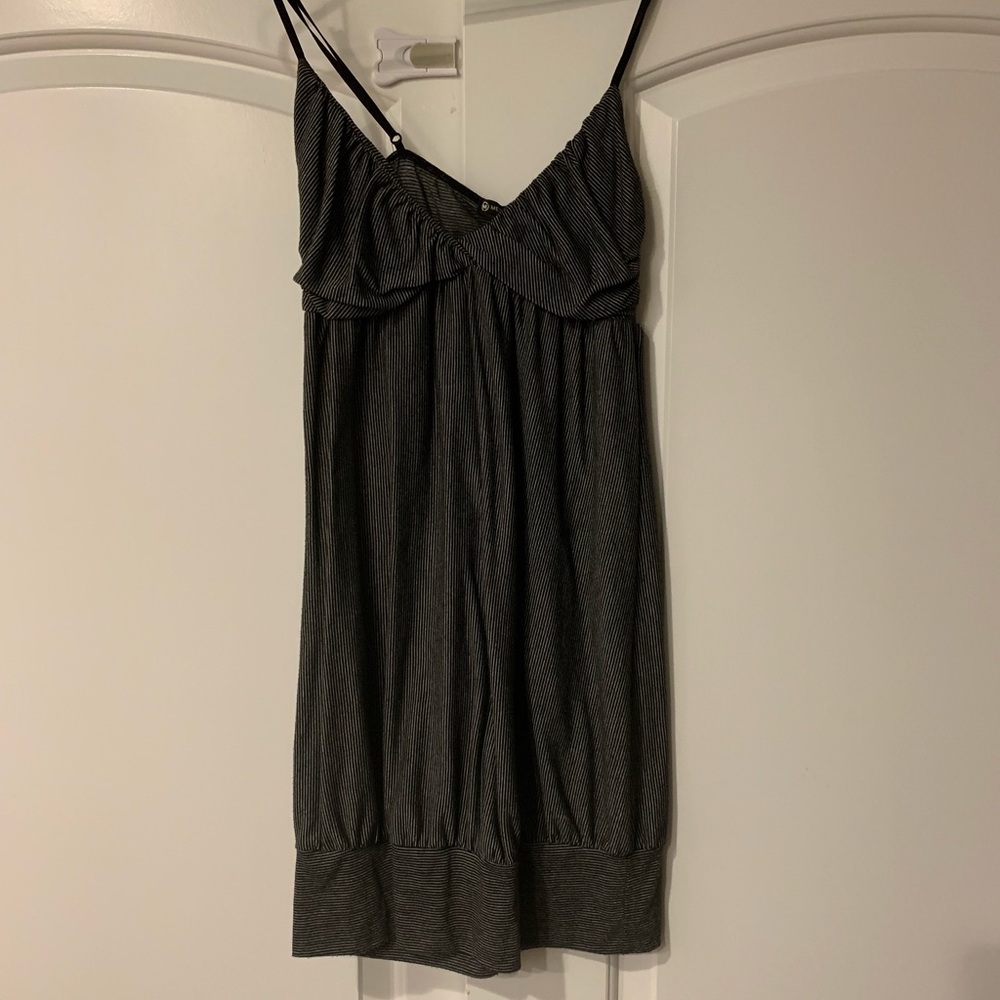Metropark Black and White Striped Dress
